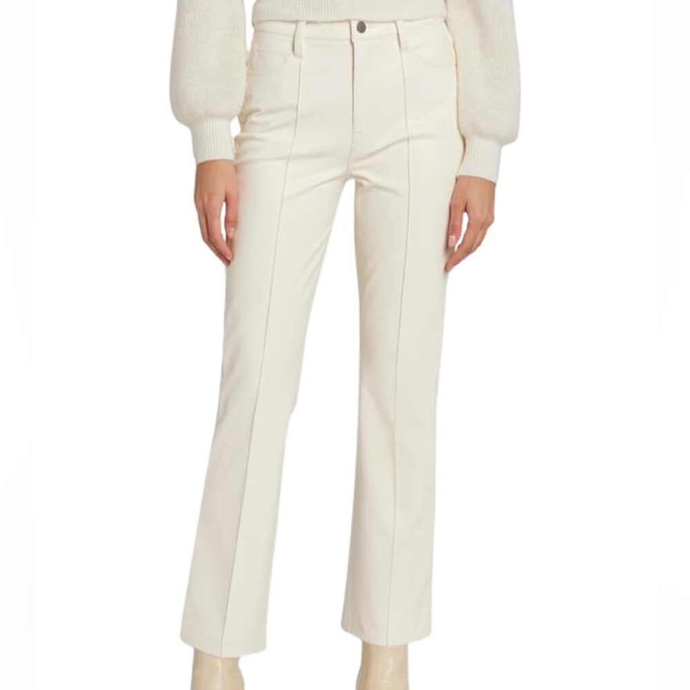 7 For All Mankind Womens High-Waisted Slim Kick Flare Jeans
